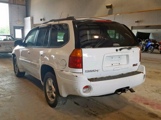 1GKDT13S222173199 - 2002 GMC ENVOY WHITE photo 3