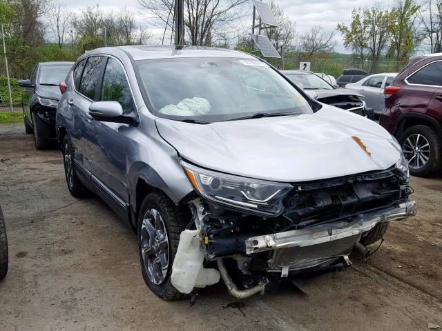 2HKRW2H85JH600304 - 2018 HONDA CR-V EXL SILVER photo 1