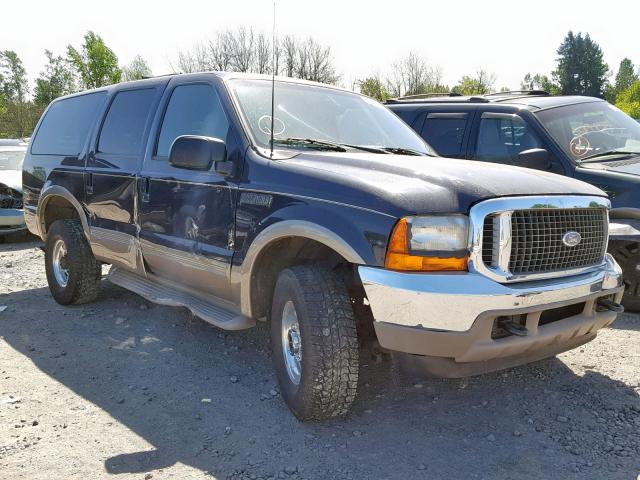 1FMNU43S8YED77815 - 2000 FORD EXCURSION BLUE photo 1