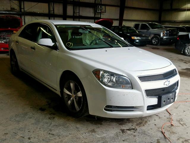 1G1ZC5EU5CF124072 - 2012 CHEVROLET MALIBU 1LT WHITE photo 1