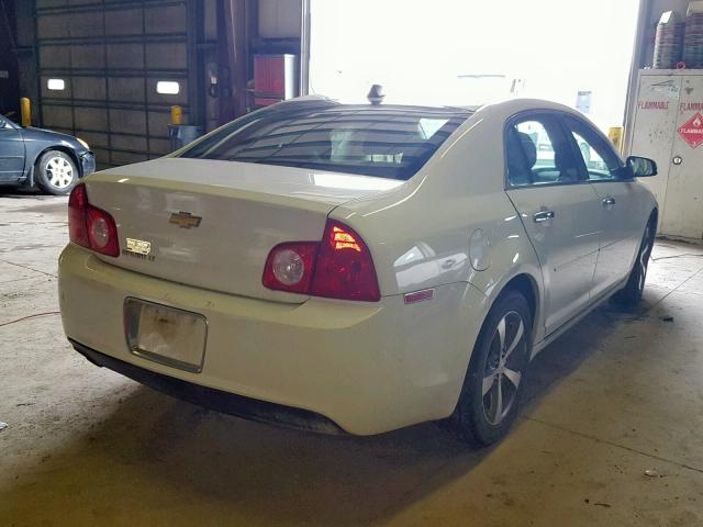 1G1ZC5EU5CF124072 - 2012 CHEVROLET MALIBU 1LT WHITE photo 4