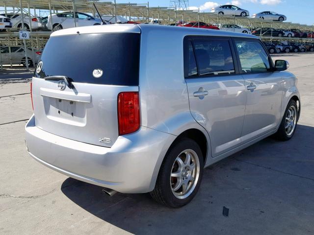 JTLKE50E181038463 - 2008 TOYOTA SCION XB 银色 照片 4