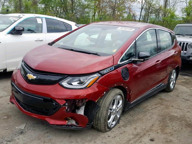 1G1FW6S04J4111808 - 2018 CHEVROLET BOLT EV LT YELLOW photo 2