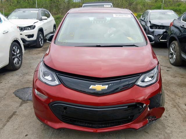 1G1FW6S04J4111808 - 2018 CHEVROLET BOLT EV LT YELLOW photo 9