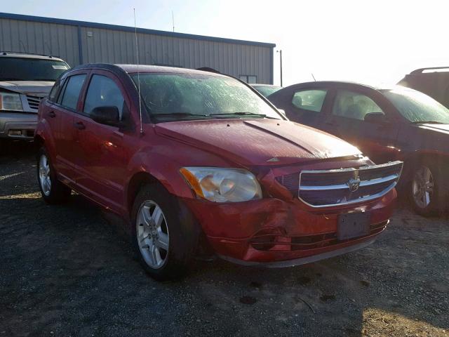 1B3JB48B77D502424 - 2007 DODGE CALIBER SX RED photo 1