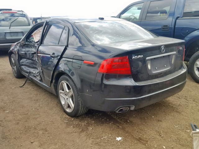 19UUA66266A029422 - 2006 ACURA 3.2TL BLACK photo 3