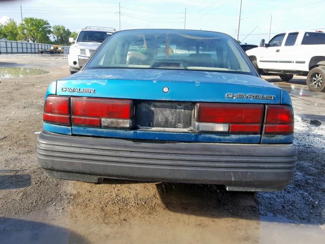 1G1JC1440R7228995 - 1994 CHEVROLET CAVALIER V TEAL photo 10