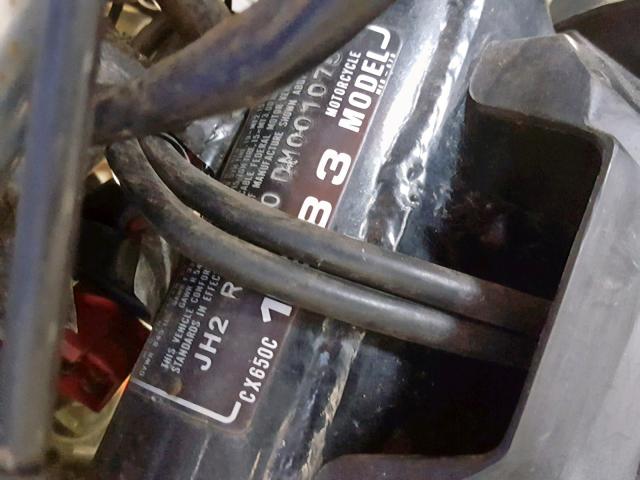JH2RC1100DM001076 - 1983 HONDA CX650 C Qara foto 10