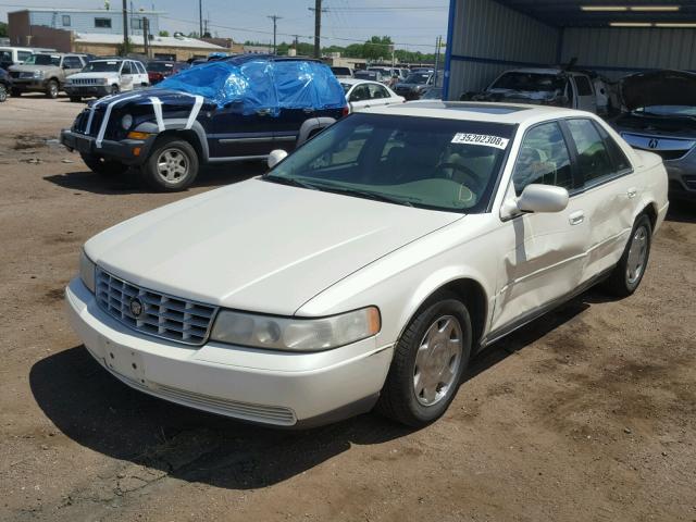 1G6KS54Y91U134860 - 2001 CADILLAC SEVILLE SL WHITE photo 2