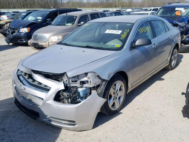 1G1ZG57B39F128632 - 2009 CHEVROLET MALIBU LS SILVER photo 2