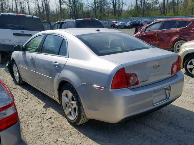 1G1ZG57B39F128632 - 2009 CHEVROLET MALIBU LS SILVER photo 3