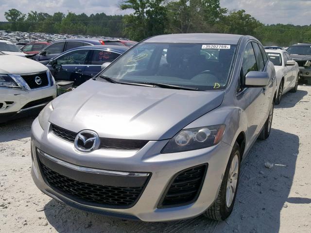 JM3ER2W52A0345744 - 2010 MAZDA CX-7 GRAY photo 2