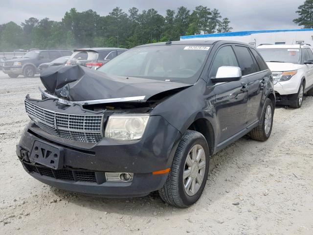 2LMDU68CX7BJ30741 - 2007 LINCOLN MKX BLACK photo 2