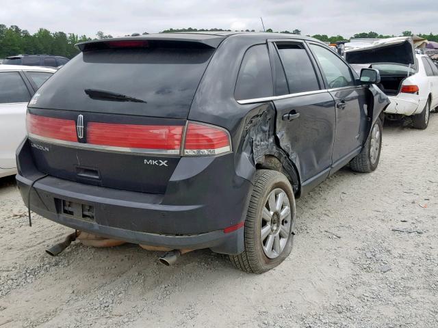 2LMDU68CX7BJ30741 - 2007 LINCOLN MKX BLACK photo 4