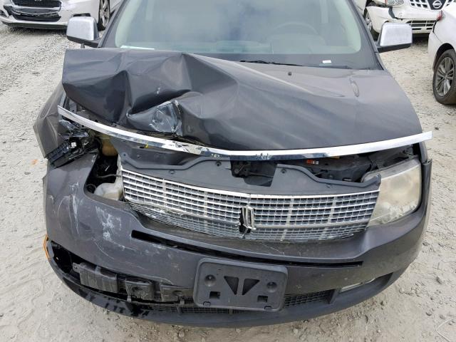 2LMDU68CX7BJ30741 - 2007 LINCOLN MKX BLACK photo 7