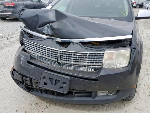 2LMDU68CX7BJ30741 - 2007 LINCOLN MKX BLACK photo 9