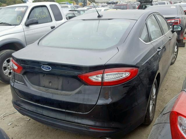 3FA6P0G77GR342764 - 2016 FORD FUSION S BLACK photo 4