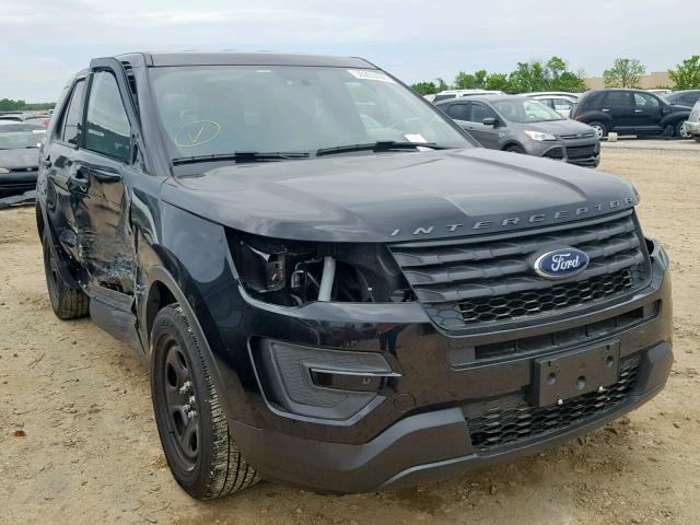 1FM5K8AT5JGC74726 - 2018 FORD EXPLORER P BLACK photo 1