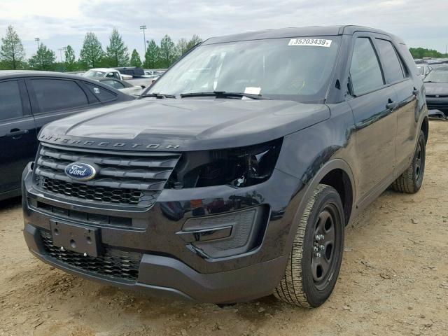 1FM5K8AT5JGC74726 - 2018 FORD EXPLORER P BLACK photo 2