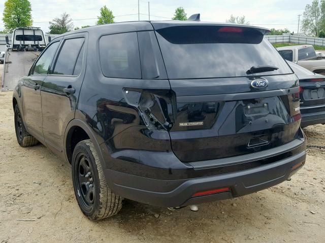 1FM5K8AT5JGC74726 - 2018 FORD EXPLORER P BLACK photo 3