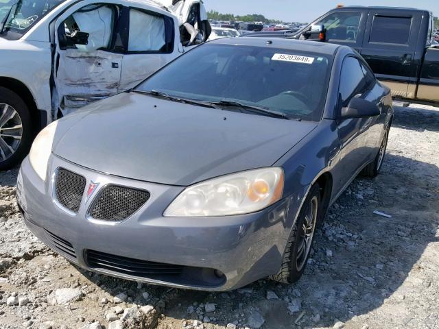 1G2ZH18N474270796 - 2007 PONTIAC G6 GT GRAY photo 2