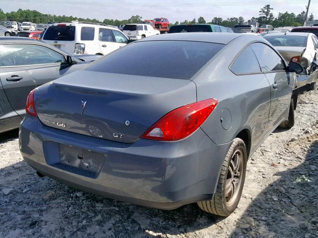 1G2ZH18N474270796 - 2007 PONTIAC G6 GT GRAY photo 4