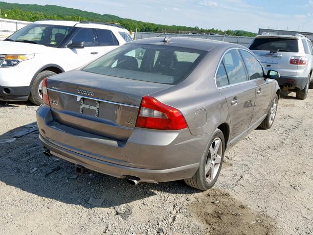 YV1AH992781052781 - 2008 VOLVO S80 T6 TUR GRAY photo 4