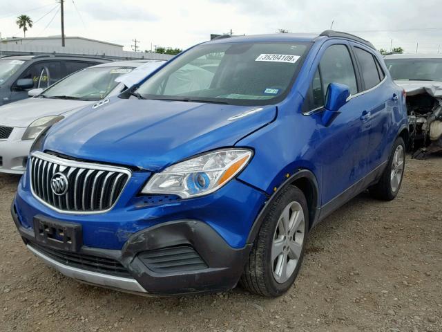 KL4CJASB5GB593684 - 2016 BUICK ENCORE BLUE photo 2