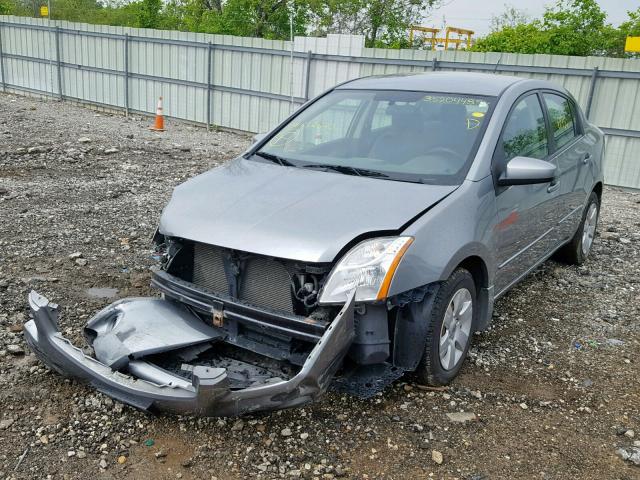 3N1AB6AP0CL632620 - 2012 NISSAN SENTRA 2.0 SILVER photo 2