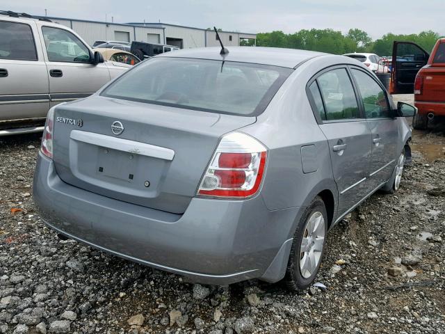 3N1AB6AP0CL632620 - 2012 NISSAN SENTRA 2.0 SILVER photo 4