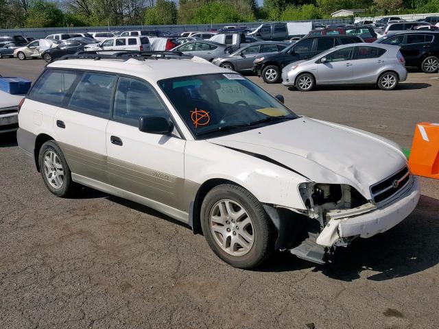 4S3BH6657Y7641785 - 2000 SUBARU LEGACY OUT WHITE photo 1