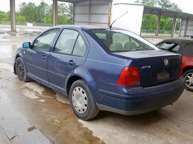 3VWSS29M91M068555 - 2001 VOLKSWAGEN JETTA GLS BLUE photo 3