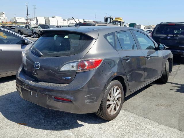 JM1BL1LPXD1735325 - 2013 MAZDA 3 I CHARCOAL photo 4