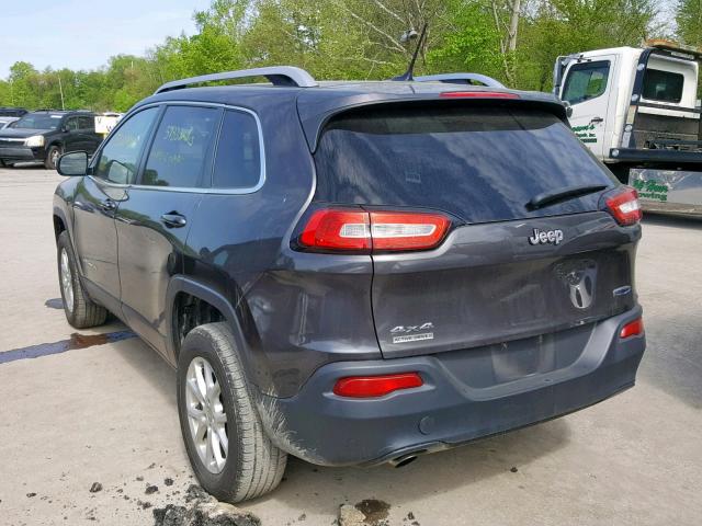 1C4PJMCB6EW243610 - 2014 JEEP CHEROKEE L GRAY photo 3