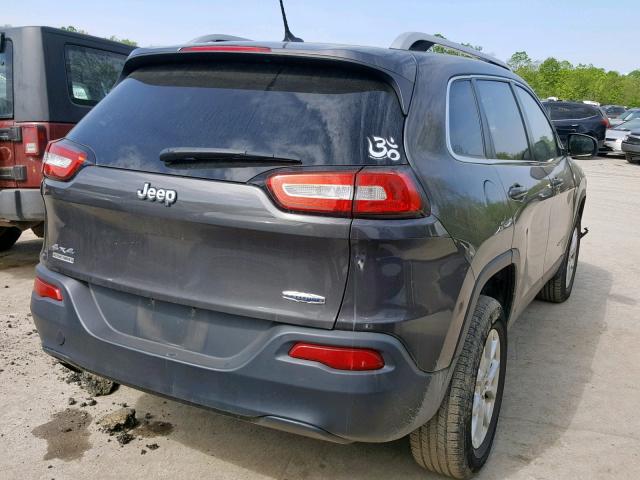 1C4PJMCB6EW243610 - 2014 JEEP CHEROKEE L GRAY photo 4