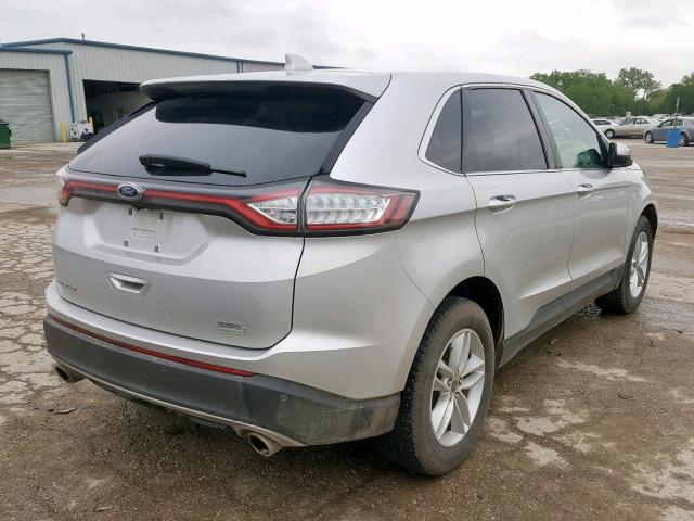 2FMPK3J95JBB73595 - 2018 FORD EDGE SEL SILVER photo 4