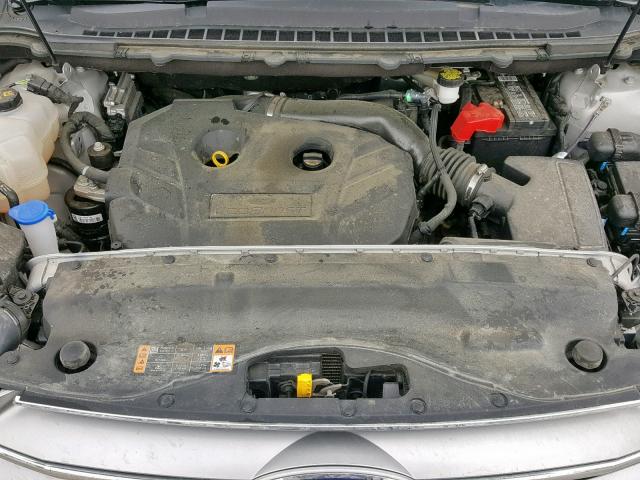 2FMPK3J95JBB73595 - 2018 FORD EDGE SEL SILVER photo 7