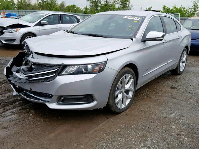 1G1125S36JU150782 - 2018 CHEVROLET IMPALA PRE SILVER photo 2