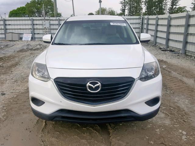 JM3TB2BA3F0469513 - 2015 MAZDA CX-9 SPORT WHITE photo 9