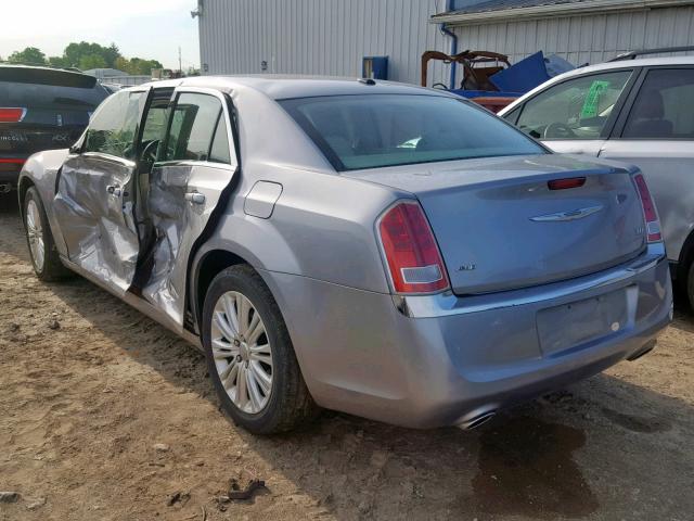 2C3CCARG0EH298079 - 2014 CHRYSLER 300 SILVER photo 3