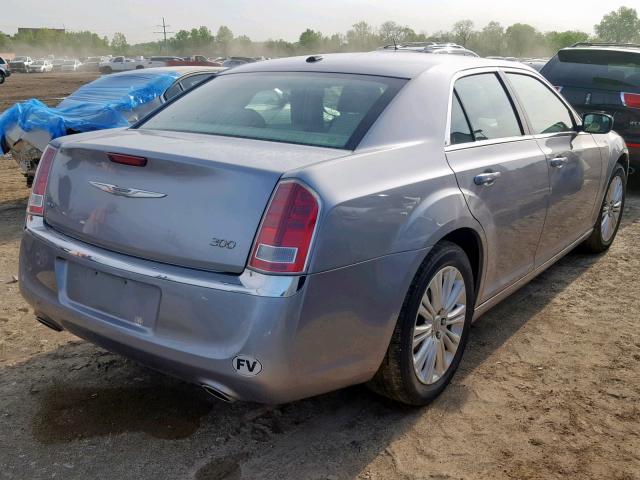 2C3CCARG0EH298079 - 2014 CHRYSLER 300 SILVER photo 4