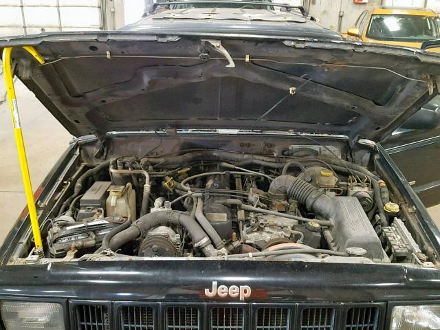 1J4FF68S3YL146091 - 2000 JEEP CHEROKEE L BLACK photo 7