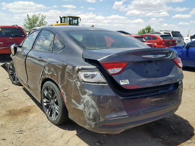 1C3CCCFBXHN502595 - 2017 CHRYSLER 200 LX GRAY photo 3