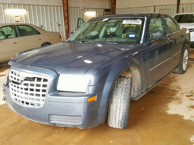 2C3KA43R87H688590 - 2007 CHRYSLER 300 BLUE photo 2