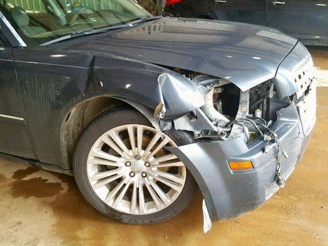 2C3KA43R87H688590 - 2007 CHRYSLER 300 BLUE photo 9