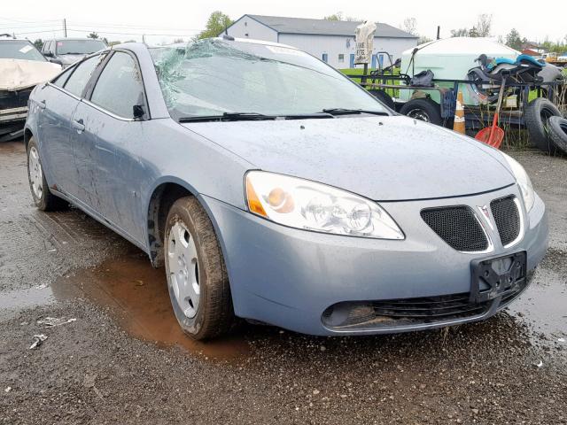 1G2ZF57B984275711 - 2008 PONTIAC G6 VALUE L BLUE photo 1