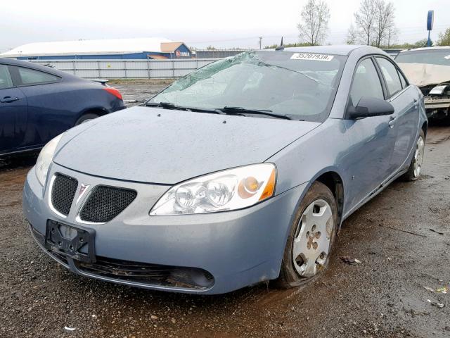 1G2ZF57B984275711 - 2008 PONTIAC G6 VALUE L BLUE photo 2