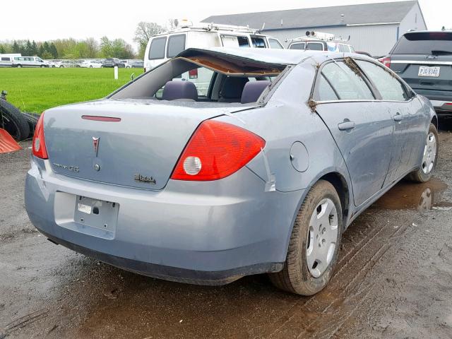 1G2ZF57B984275711 - 2008 PONTIAC G6 VALUE L BLUE photo 4