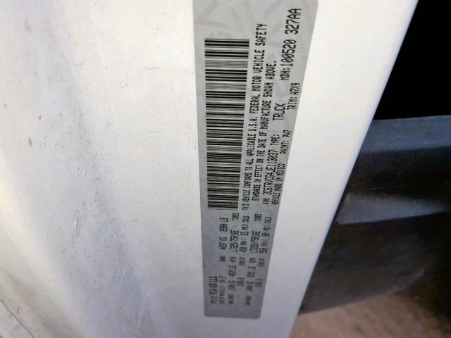 3C6TRVCG4JE113037 - 2018 RAM PROMASTER 白色 照片 10