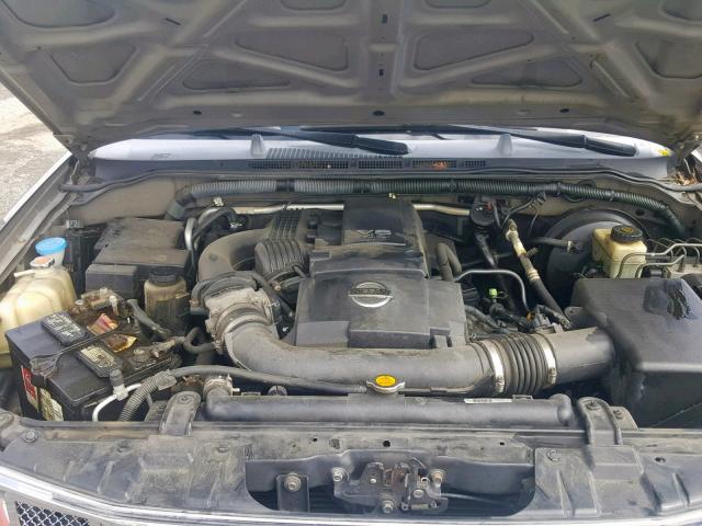 5N1AR18W66C658627 - 2006 NISSAN PATHFINDER GRAY photo 7